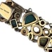 Multi Precious Gemstone & Semi-Precious Stones Solid Sterling Silver Bracelet