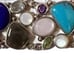 Multi Precious Gemstone & Semi-Precious Stones Solid Sterling Silver Bracelet