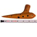 Vintage Arrigo Mignani sol 2 Ocarina Musicale Budrio Bologna Italia Ceramic