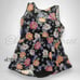 Torrid Black Floral Mesh Overlay Underwire Short Swim Dress Swimsuit 2X 18 20