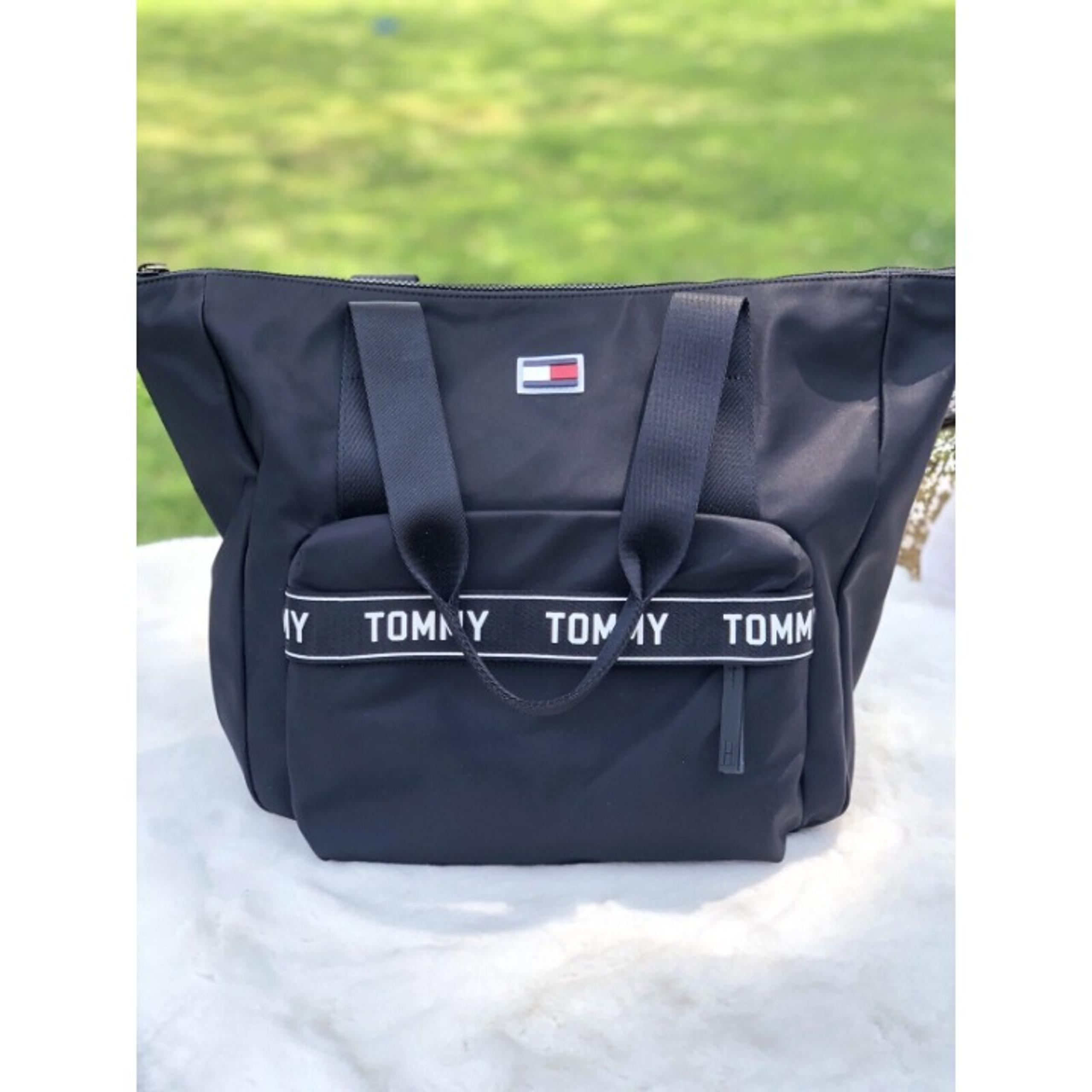 Tommy Hilfiger Allie Tote - Taping Smooth Nylon Large Bag