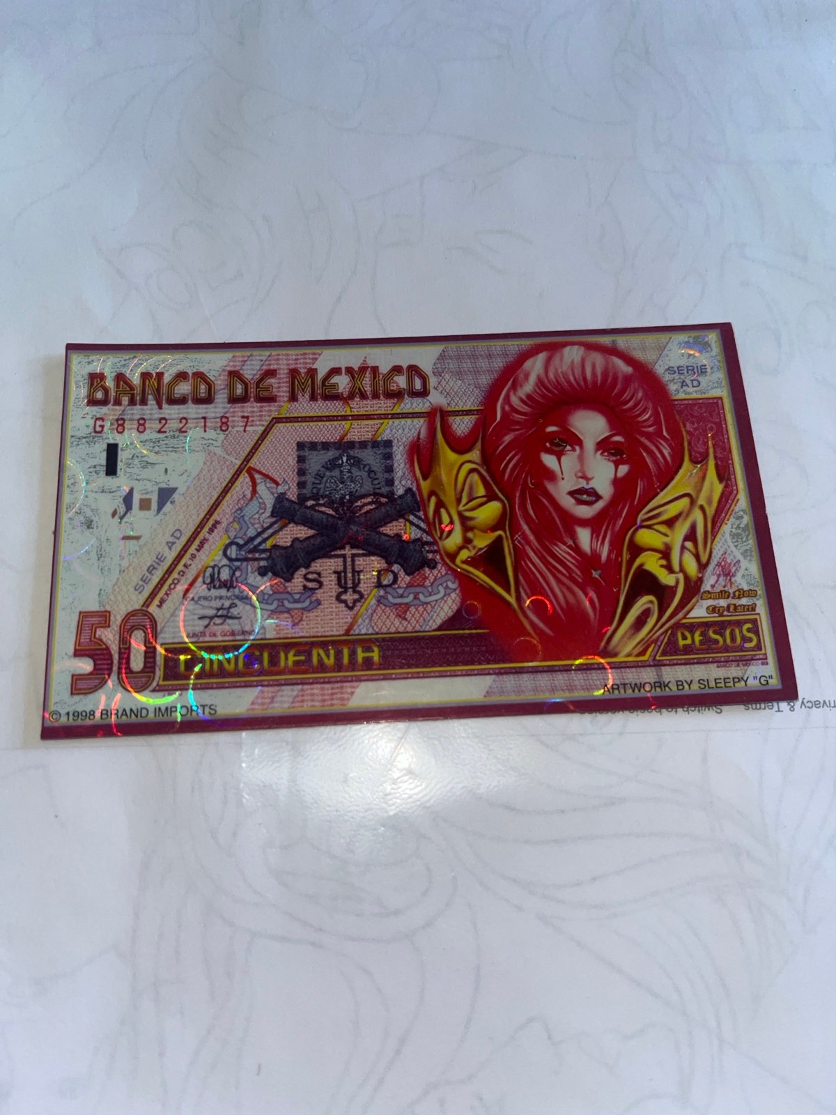 Banco De Mexico 50 Pesos By Sleepy “G”