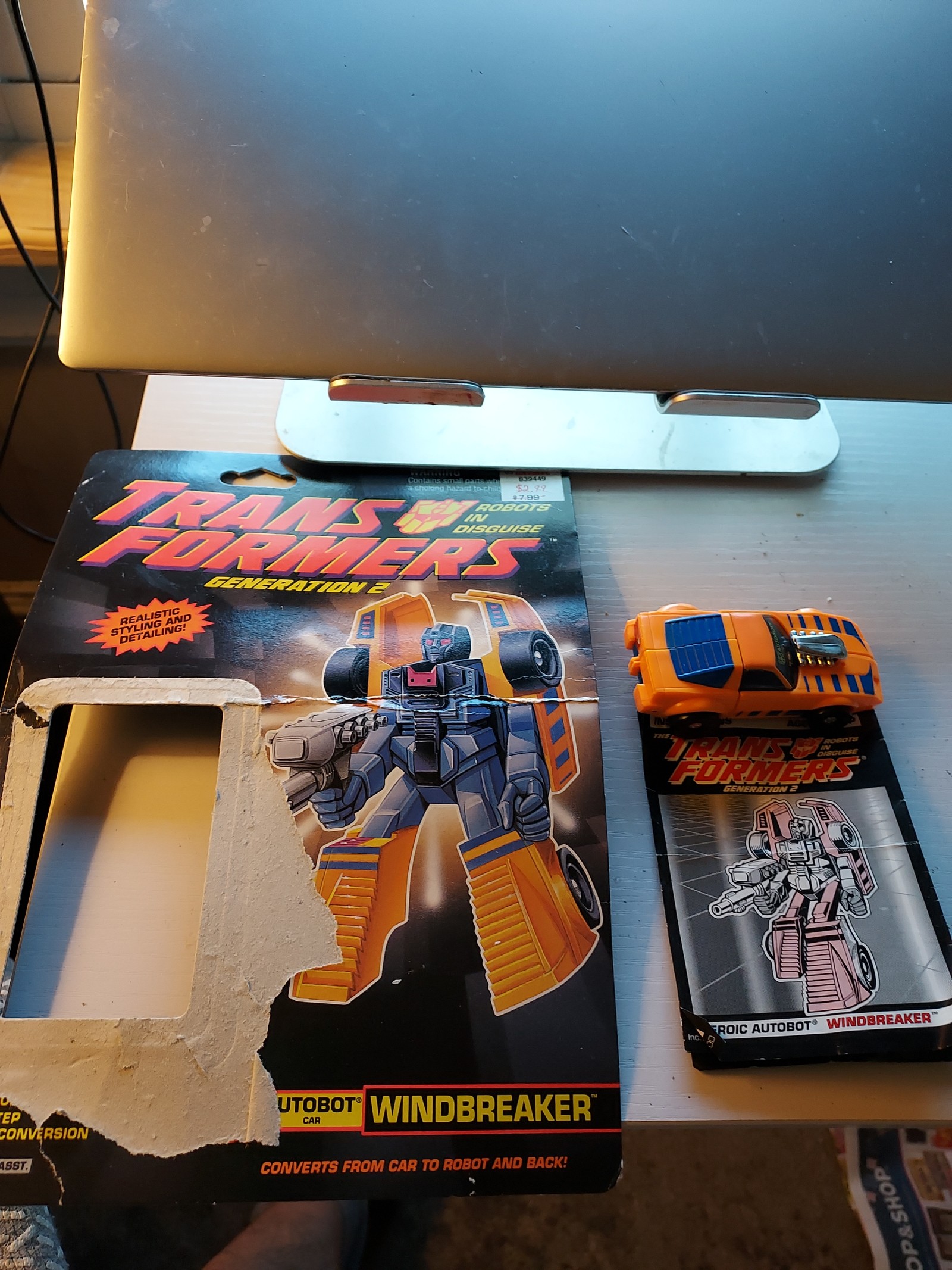Transformers Windbreaker Autobots G2 1993 Vehicle Action Figure