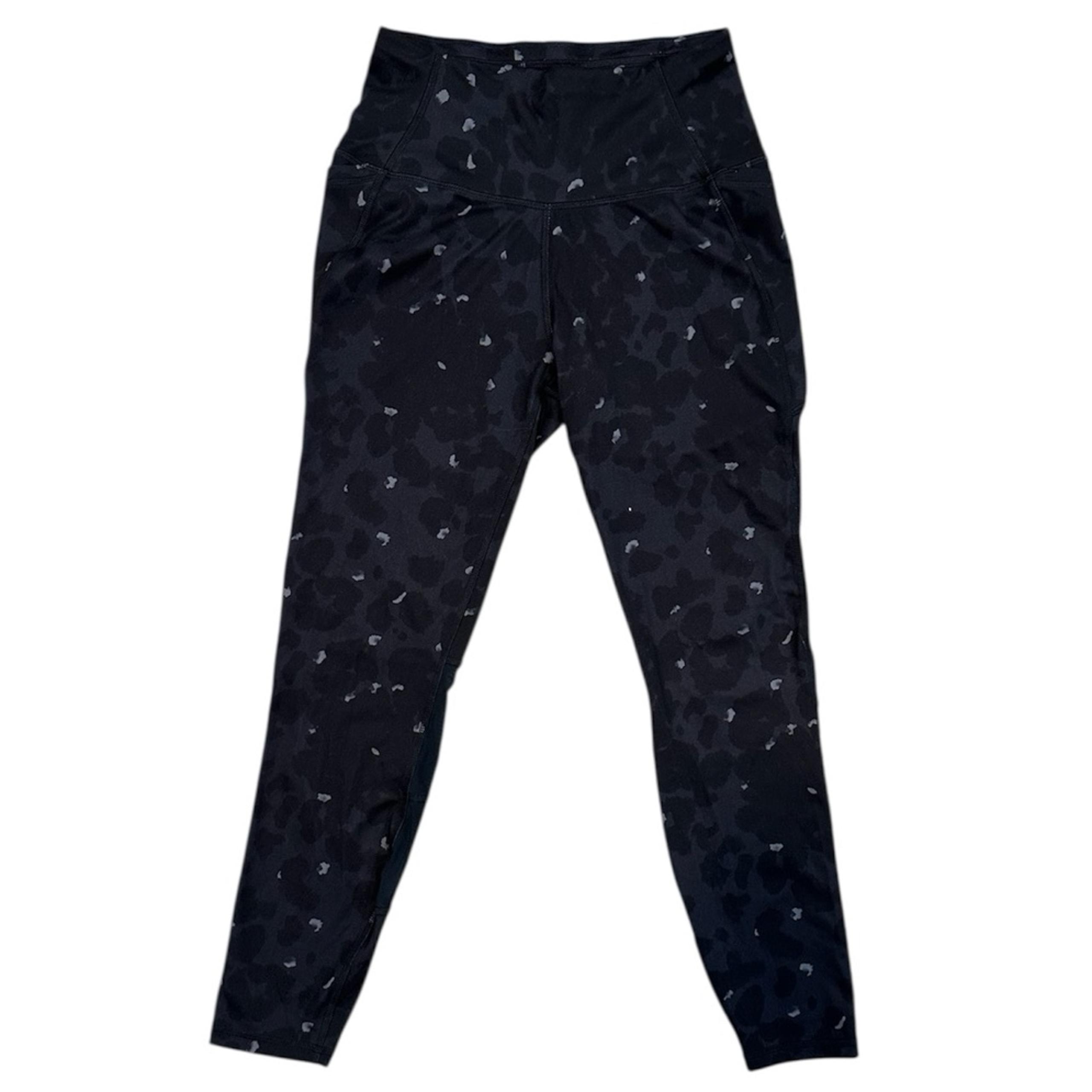 All in Motions Womens Leggings Size Small Contour Curvy High-Waisted Capri Black