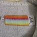 SLVDR Full Zip Mid Weight Hoodie Denim Blue Striped Pockets Zip Pocket Size M