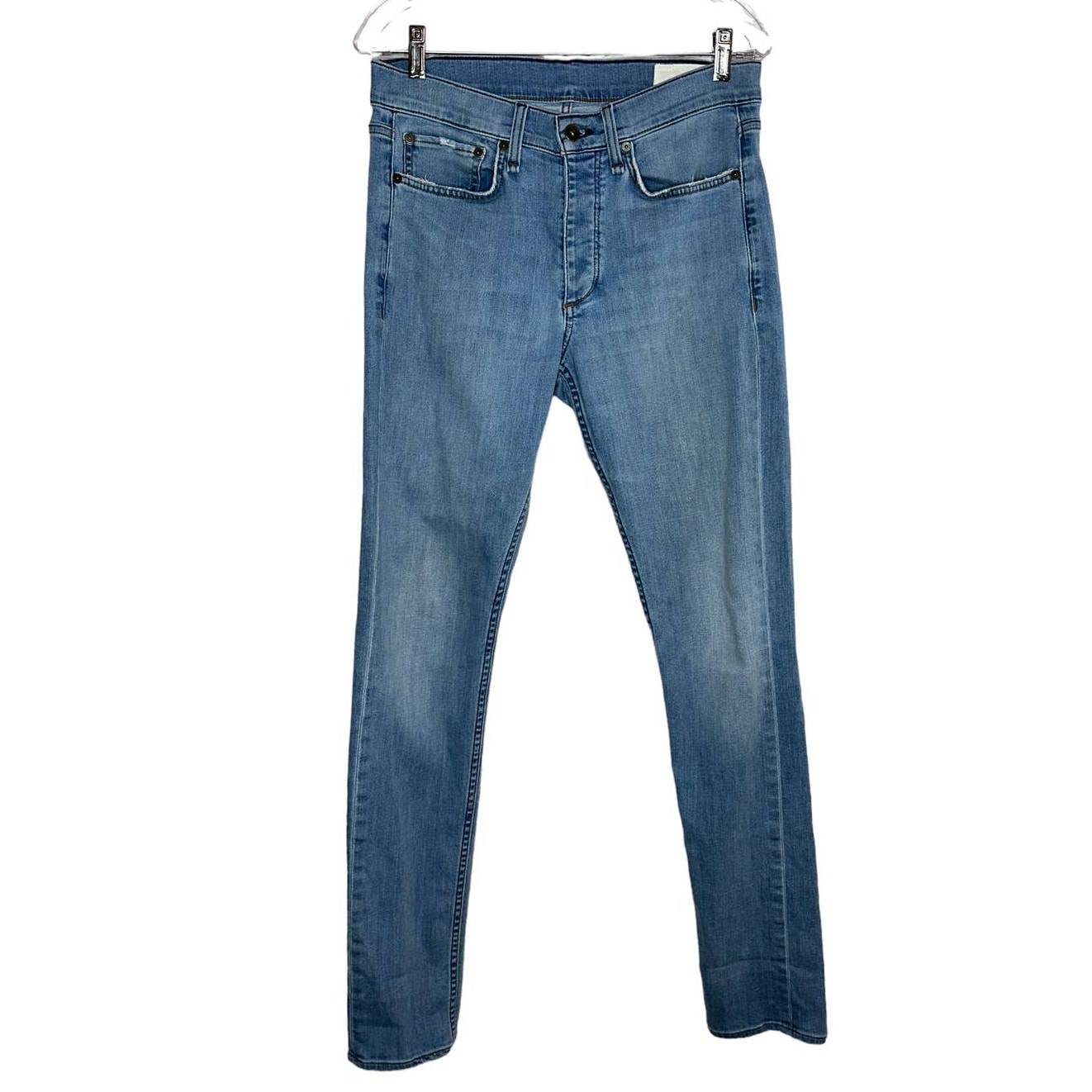 Rag & Bone Men's Light Wash Buttonfly Denim Skinny Slim Jeans Size 31