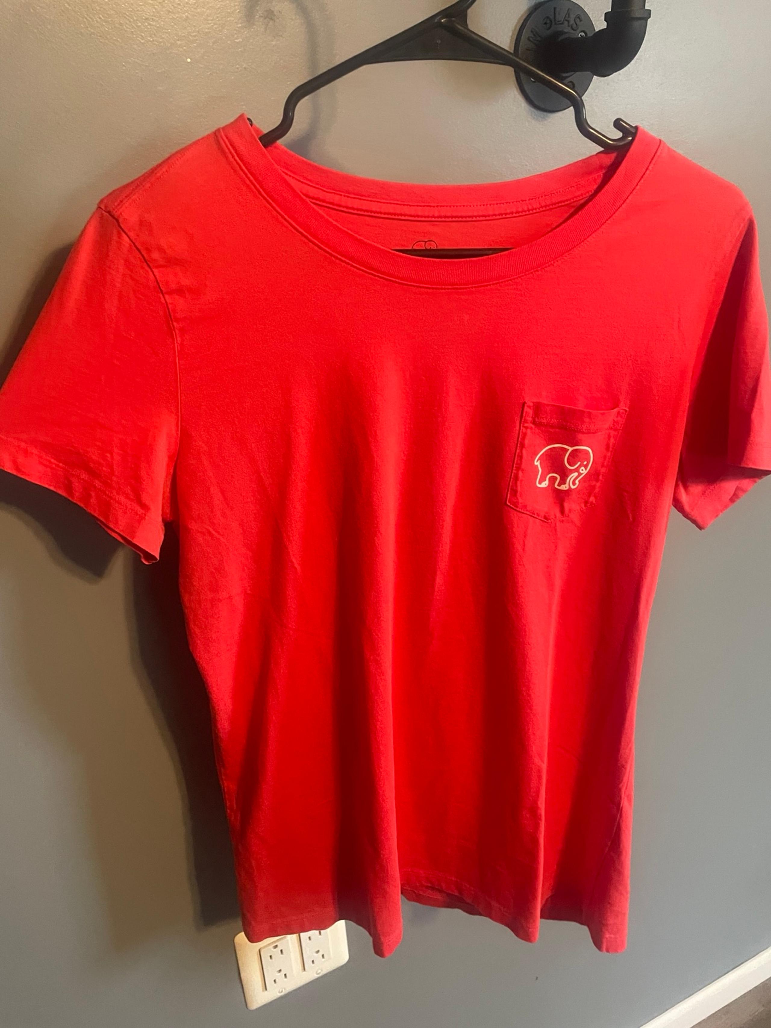 Ivory Ella Elephant Orange Tshirt