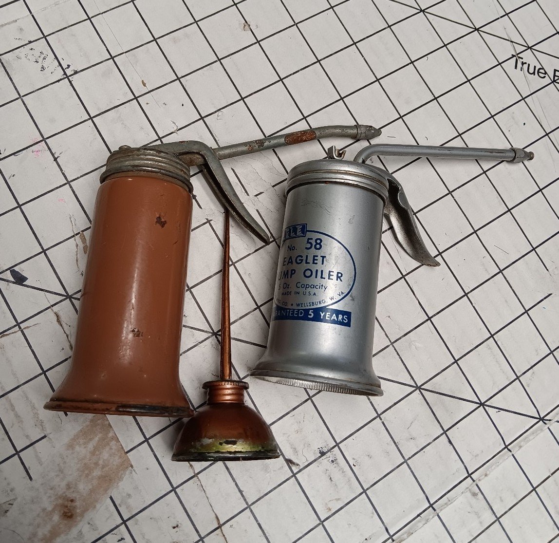Vintage. Oil. Can Dispenser