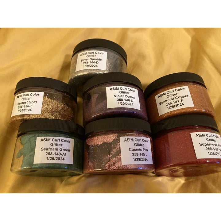 As I Am Curl Color Glitter NEW UNRELEASED Lot Of 7