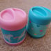 Pottery Barn kids insulated lunch cups