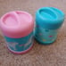 Pottery Barn kids insulated lunch cups