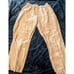 Women's Cream Color Linen Beach Bohemian Boho Hippie Flowing Pants Size Medium