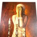 Vtg Giclee Print S. Levin the Berakhah on Shabbat Candles Painting Canvas 12x16”