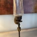 Vintage Two 15” Crackle Glass Sconces