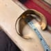 Vintage Brass Hand Painted TAURUS Zodiac Astrology Cuff Bracelet