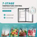 3.2 Cu.Ft Compact Mini Fridge with Freezer - Energy-Efficient, Adjustable Thermo