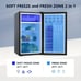 3.2 Cu.Ft Compact Mini Fridge with Freezer - Energy-Efficient, Adjustable Thermo