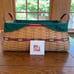 Longaberger Holiday Hostess 2002 Treasures Lg Basket Red Accent Protector liner