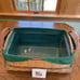 Longaberger Holiday Hostess 2002 Treasures Lg Basket Red Accent Protector liner