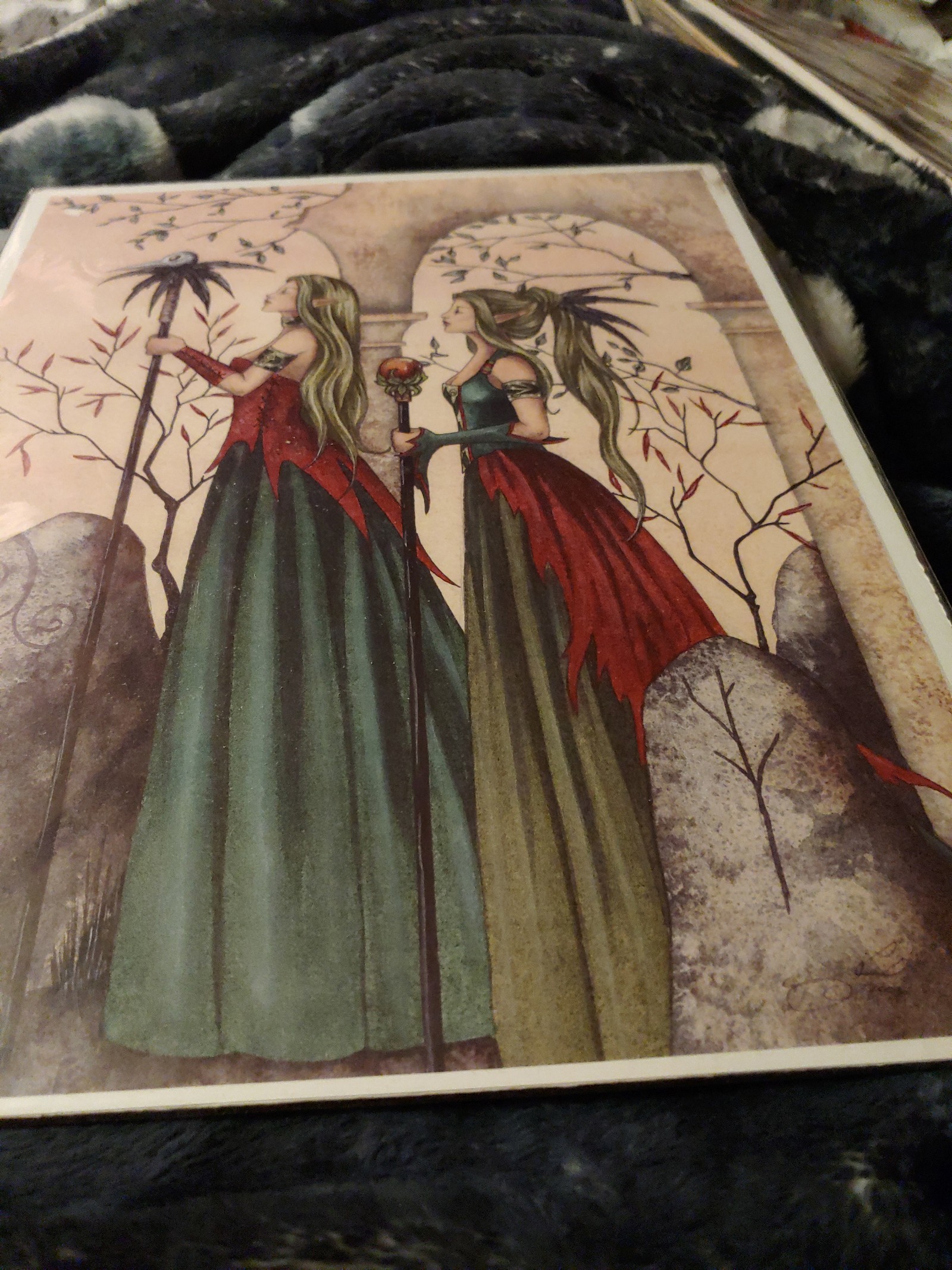 Amy Brown Crow Maiden Print
