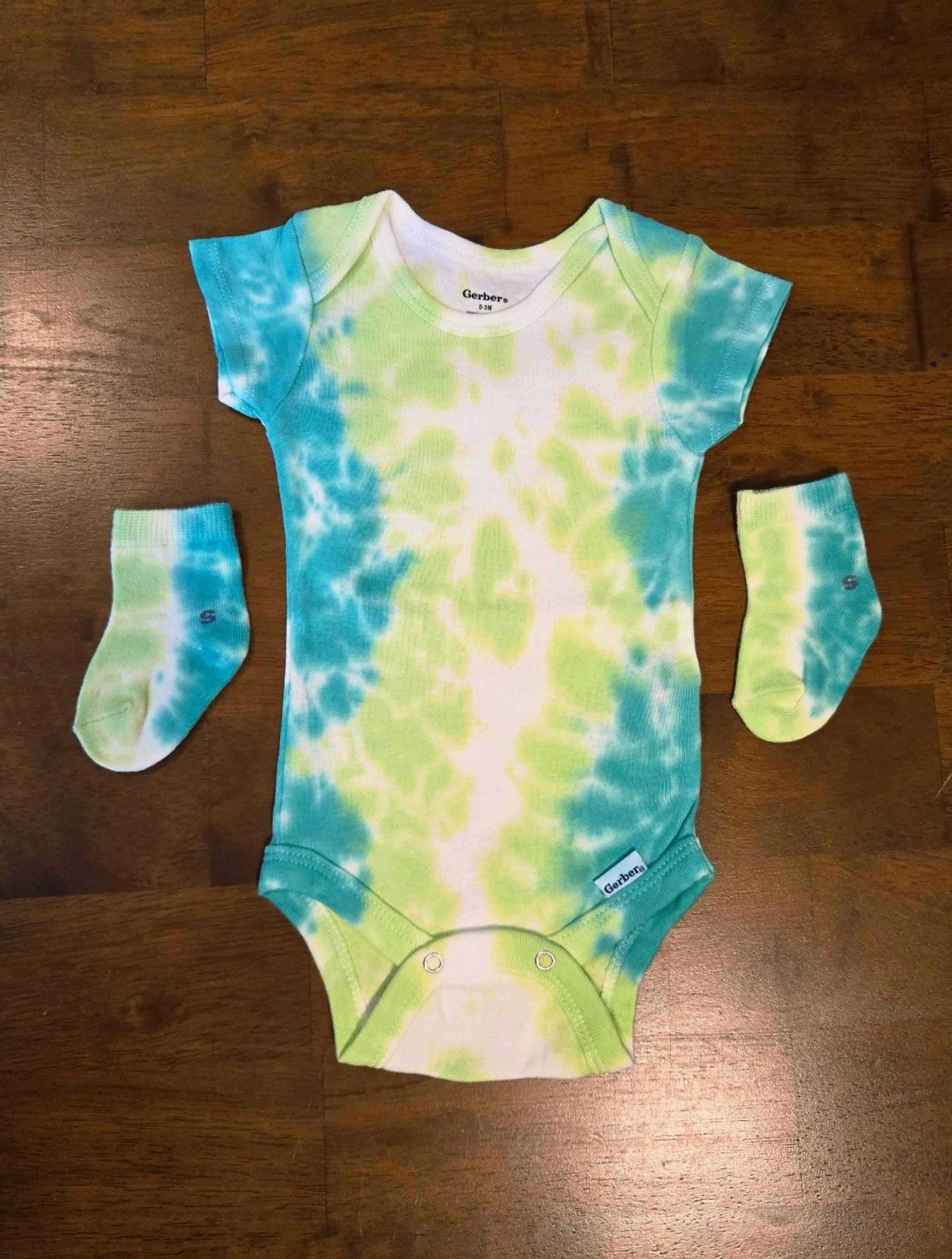 Tie Dye Onesie Set 0-3 mo