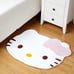 Soft Cute Cartoon Kittie Bedroom Mats Soft Children Area Rug
