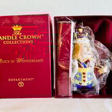 VINTAGE CANDLE CROWN COLLECTION ALICE IN WONDERLAND king candle snuffer