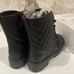 - New Olivia Miller Women's Alexandria Quilted Combat Boot black size 7.5,…