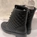 - New Olivia Miller Women's Alexandria Quilted Combat Boot black size 7.5,…