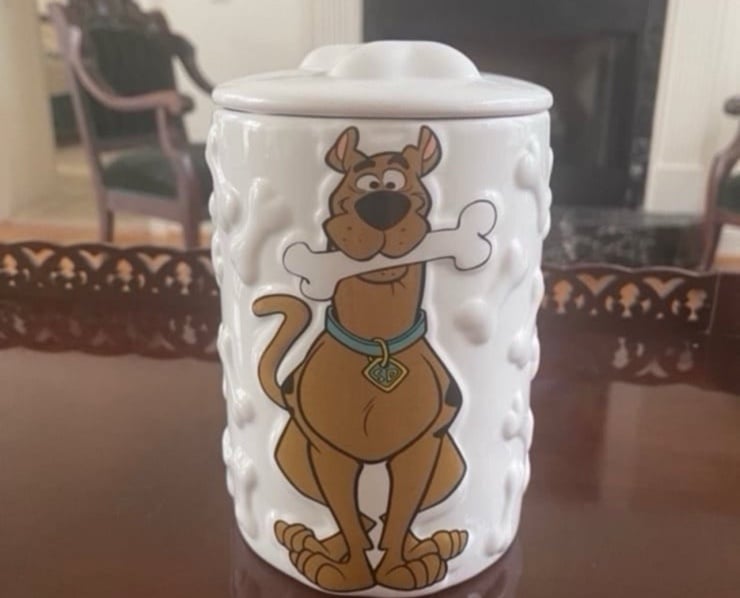 SUPER RARE VINTAGE 1999 Scooby-Doo COOKIE JAR DOG TREAT - Hanna-Barbera SEE PICS