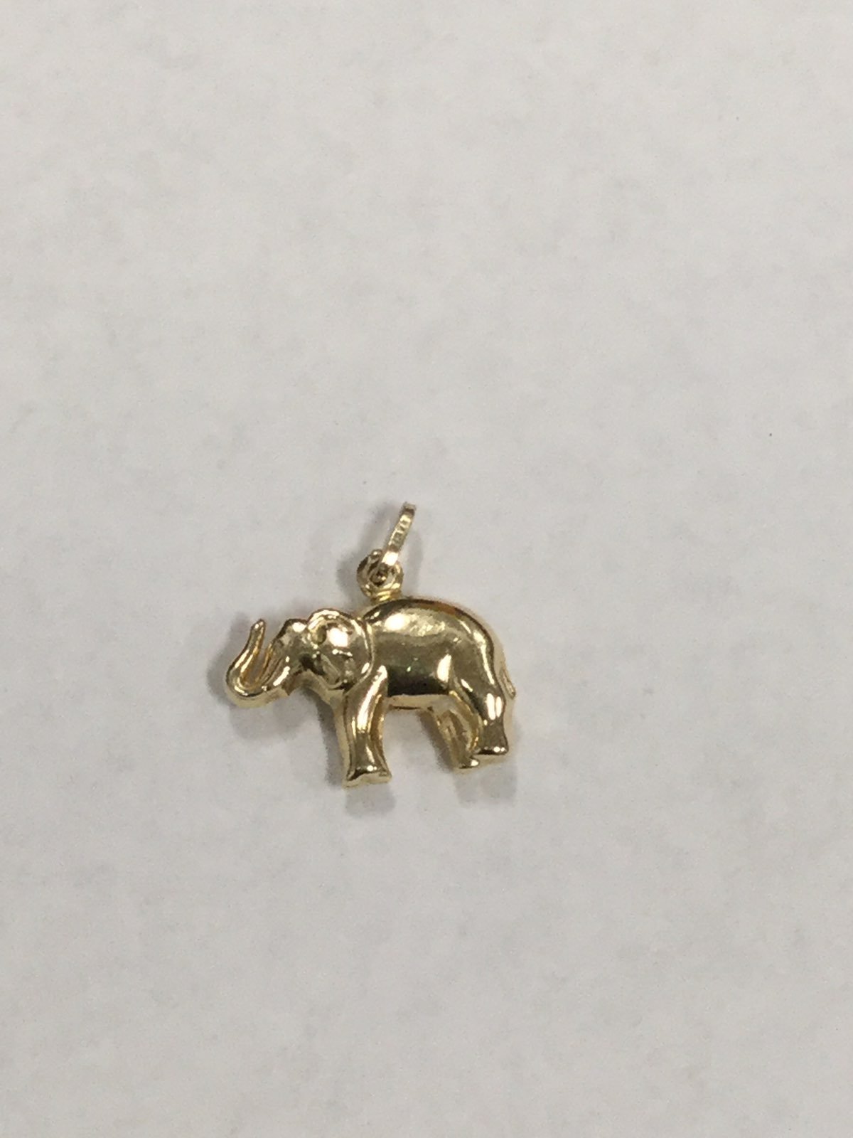 Charm 14k Elephant Figure