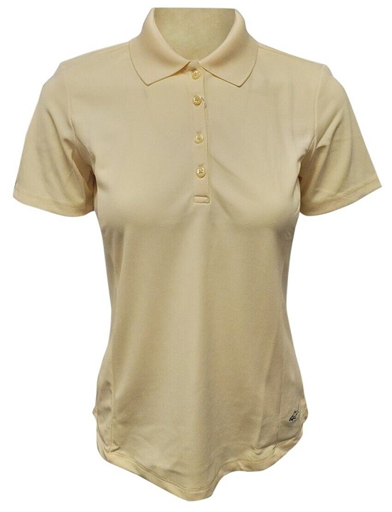Greg Norman W Protek Micro Pique Short Sleeve Polo (M, Sunkist Yellow (SUKS))