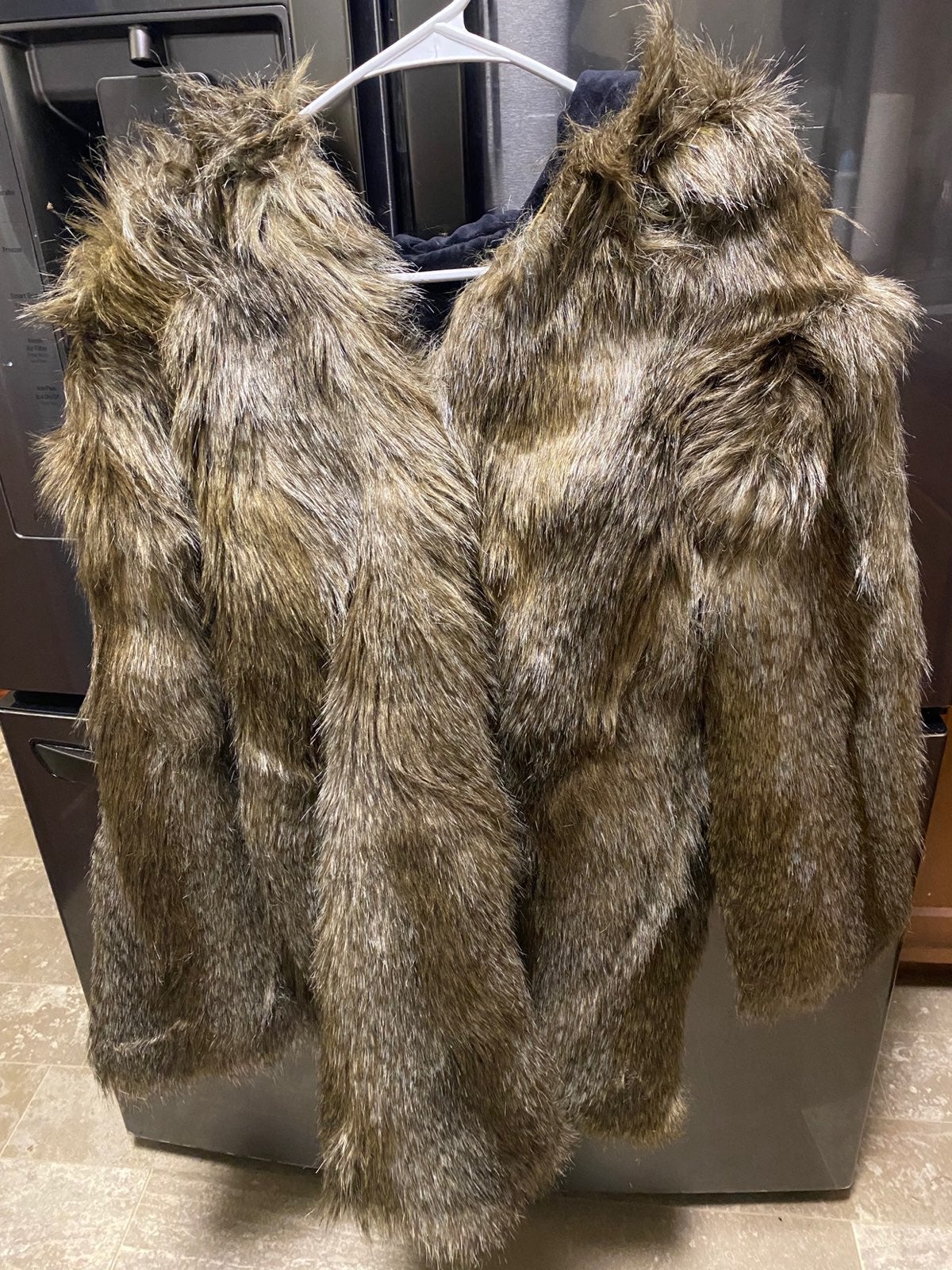 Juicy Couture fur coat