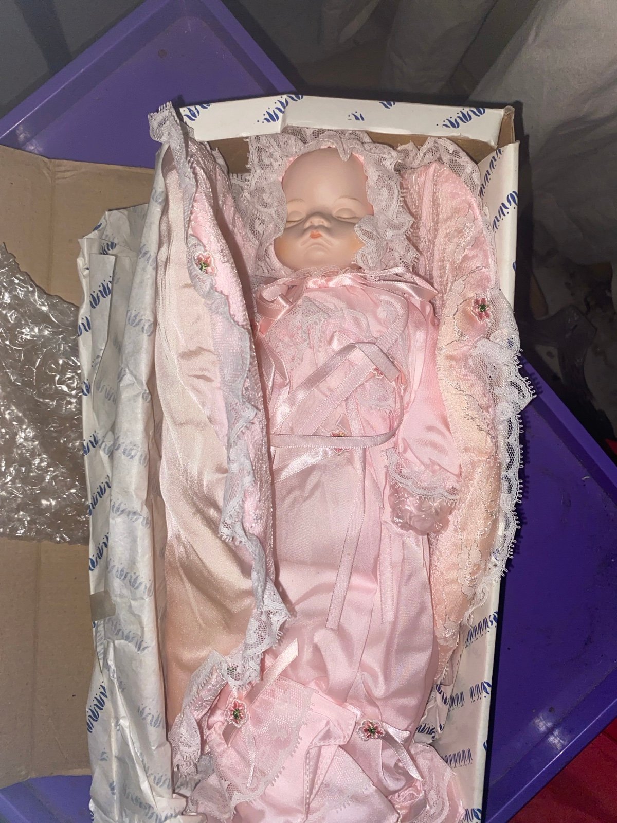Porcelain baby doll new