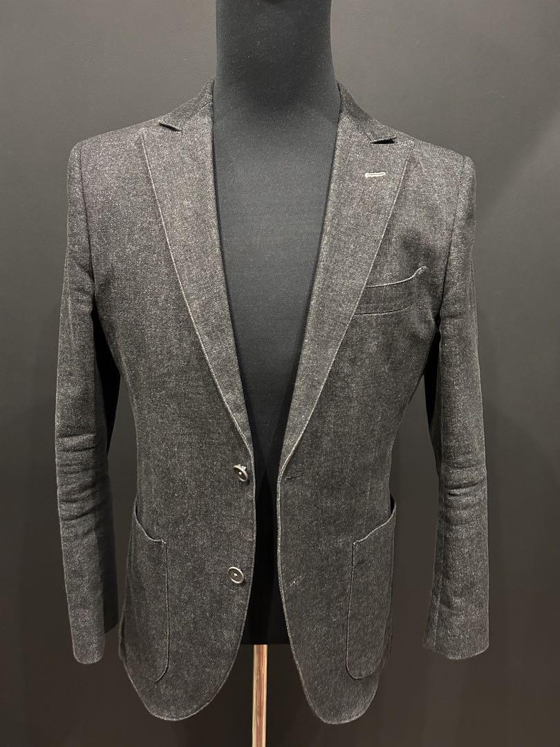 ## Denim Suit, Tailored Style