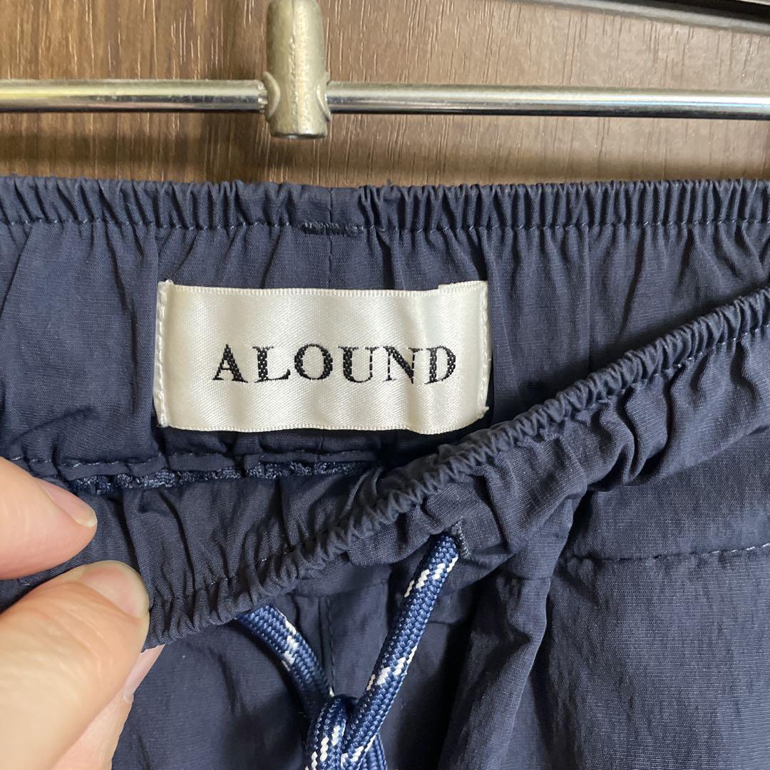 ALOUND TWOTUCK TAPERED NYLON PANTS