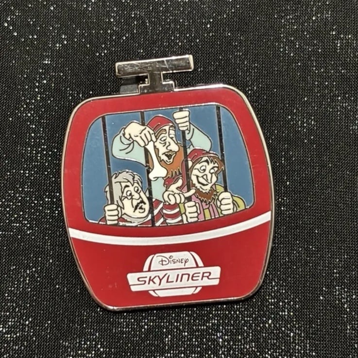 Disney WDW Exclusive Pirates Of The Caribbean Skyliner Trading Pin