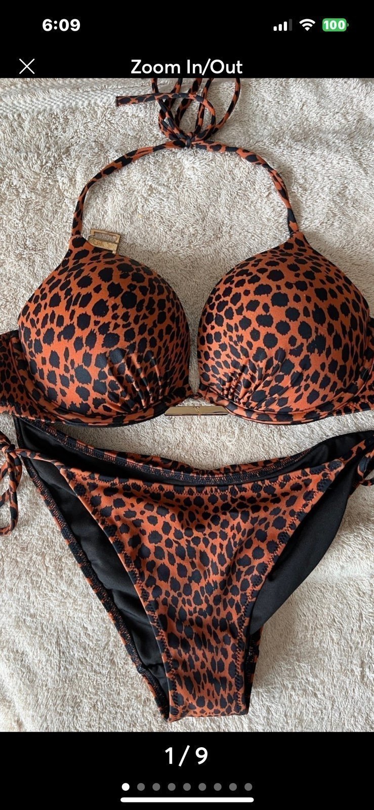 34B S Victoria secret bombshell bikini swim bathing suit bra top set