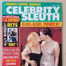 Celebrity Sleuth Vol 13 no 5 Angelina Jolie Drew Barrymore Madonna Anne Heche