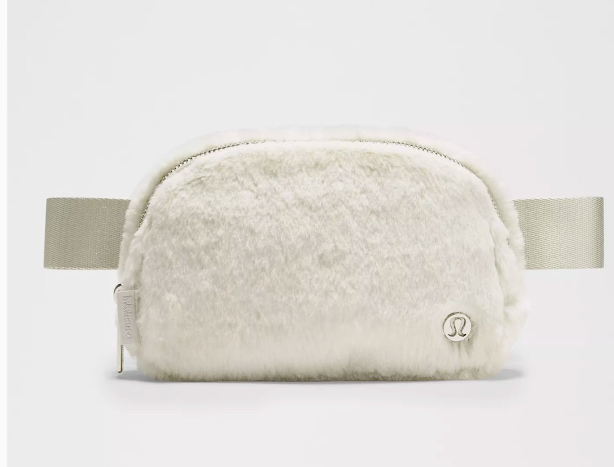 Lululemon Everywhere Belt Bag Plush Fleece bone/silver
