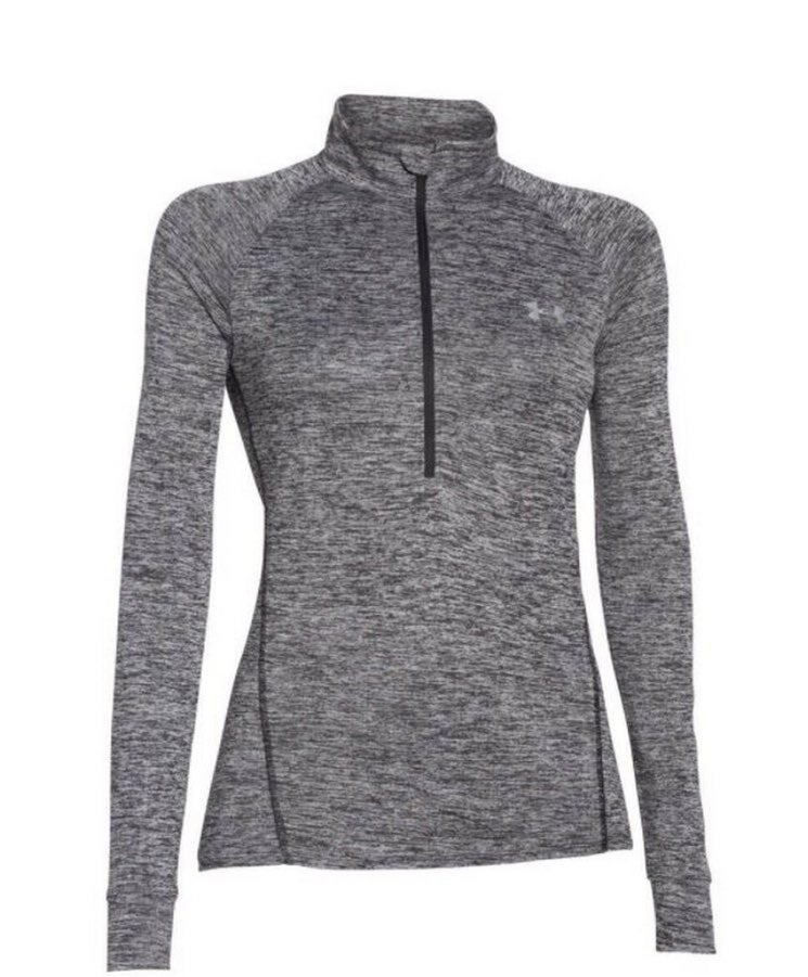 UNDER ARMOUR Women's Twisted Tech 1/2 Zip Long Sleeve Shirt...Size Small