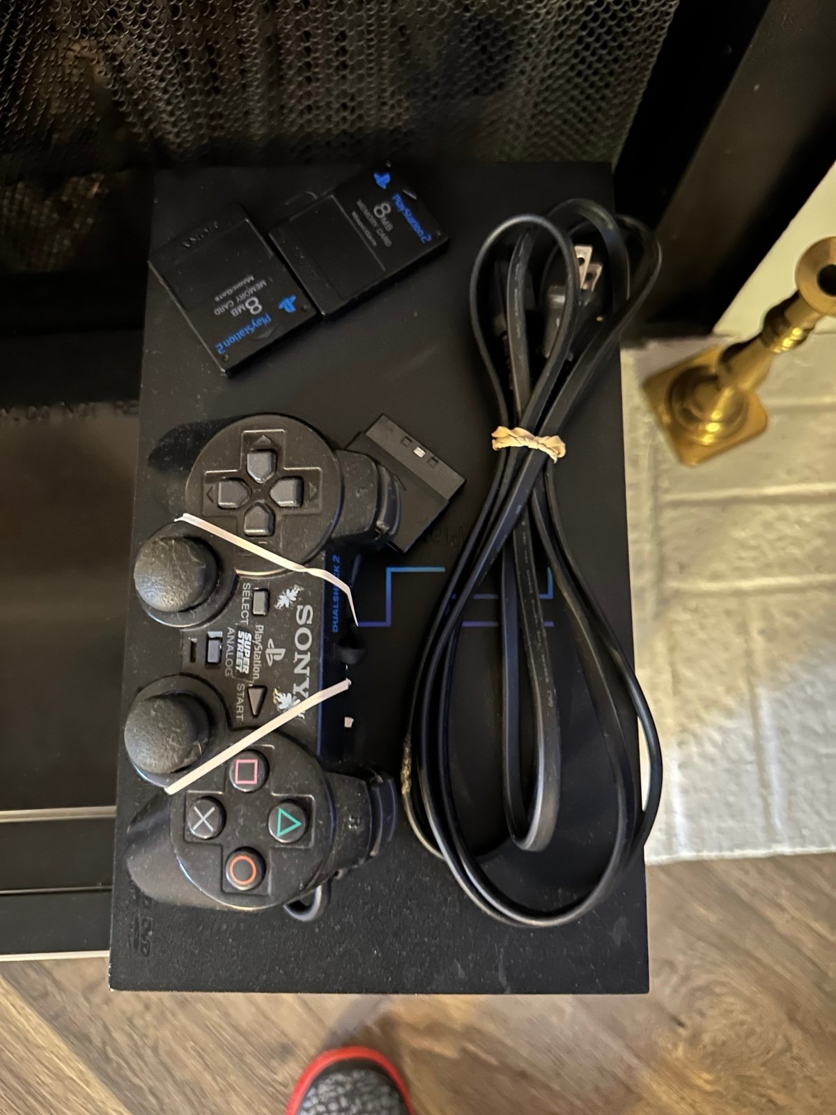 Ps2 console with Memory cards