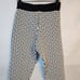 NWOT Black/White Greek Key Knit Pants (Medium) #1064