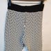 NWOT Black/White Greek Key Knit Pants (Medium) #1064