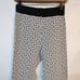 NWOT Black/White Greek Key Knit Pants (Medium) #1064