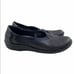 CLARKS CLOUD STEPPERS SILLIAN JETAY FLATS BLACK SIZE 7.5