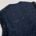 UNITED ARROWS Fancy Tweed No-Collar Vest 36 Gold Buttons