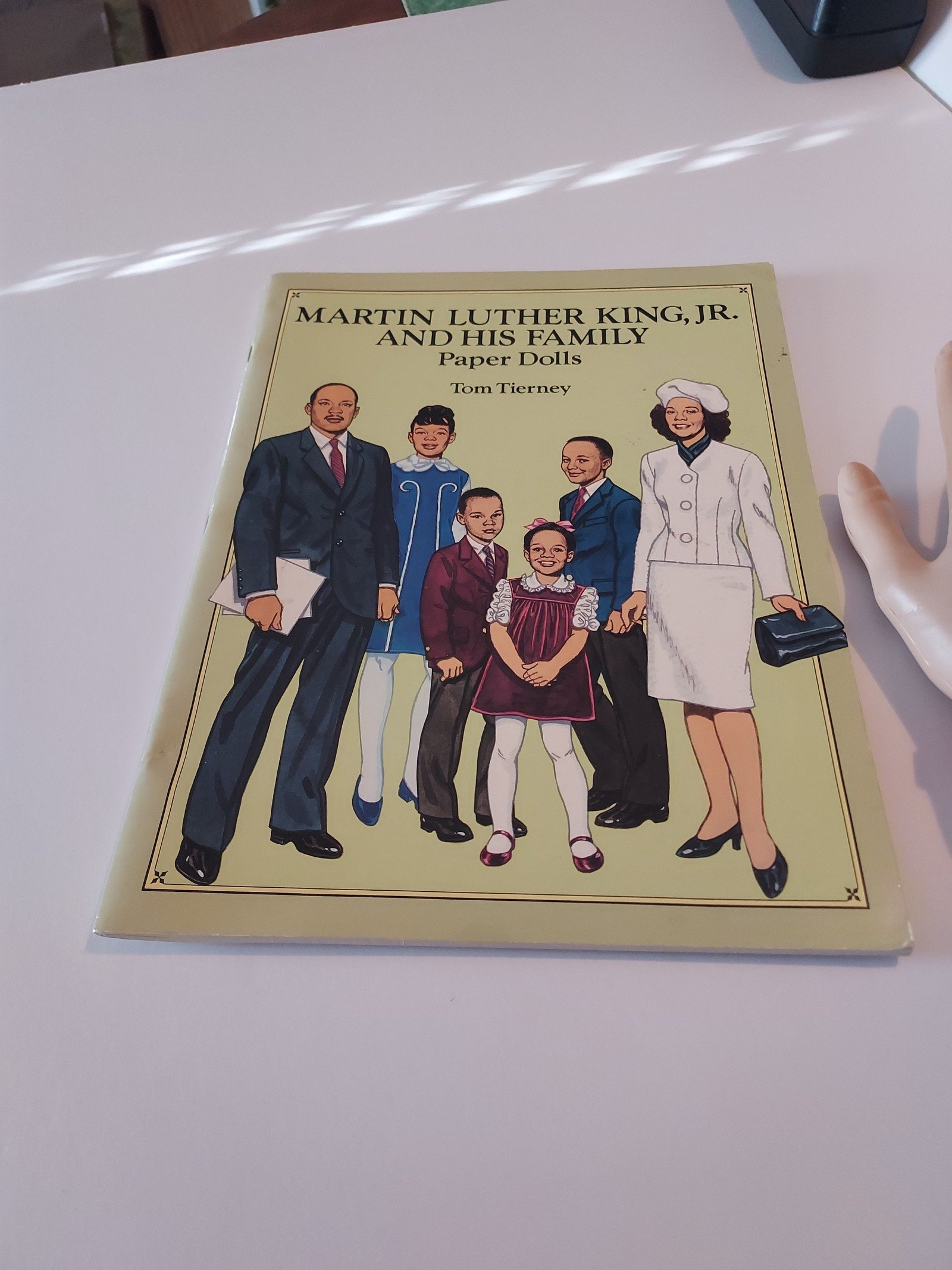 Martin Luther King Jr. and His Family Paper Dolls Book by Tom Tierney (1993)
