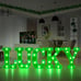 8.5In Lucky St Patrick's Day Decorations, Holiday Decor - 5 LED Light