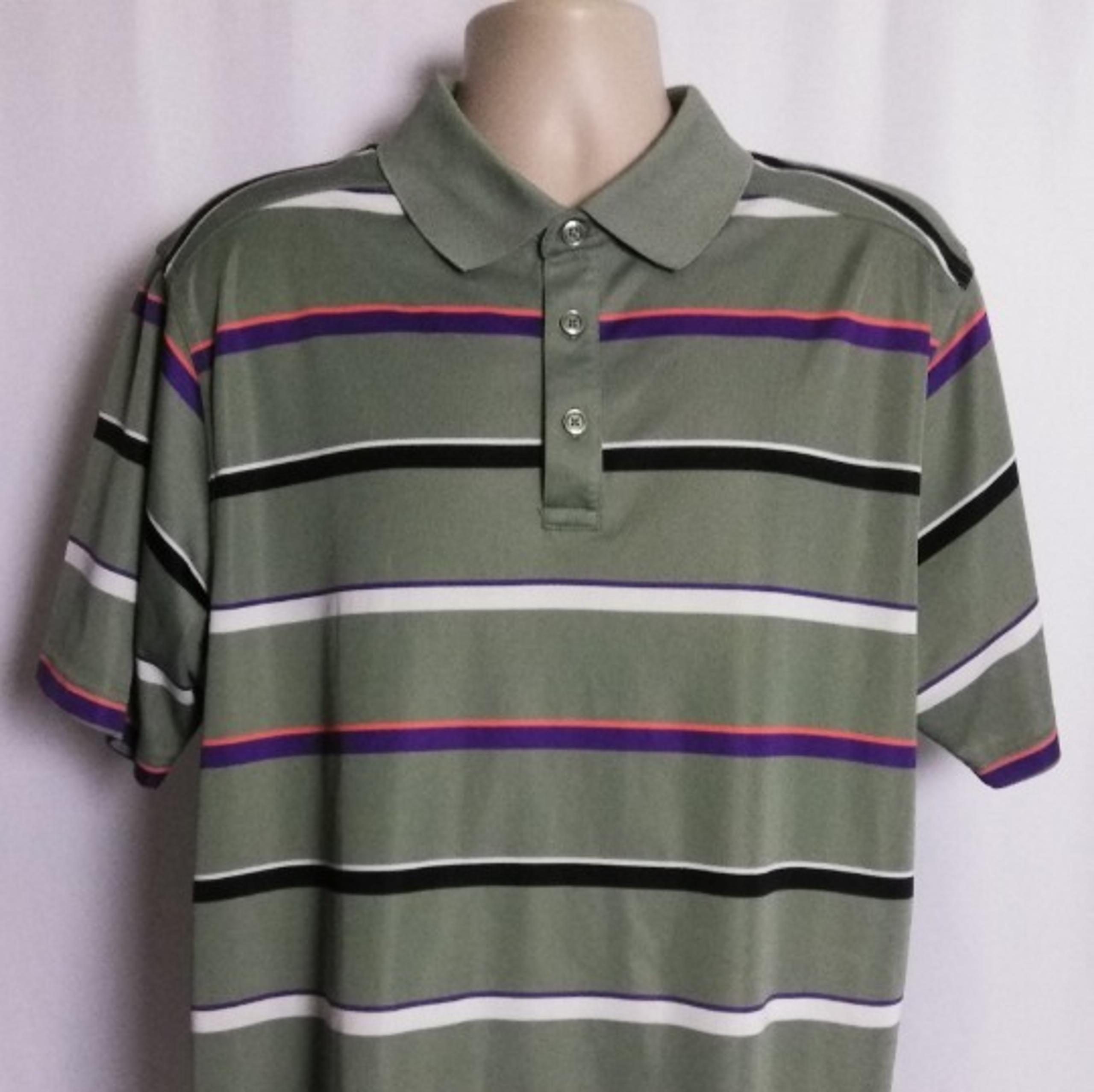 Callaway Golf Polo Shirt Stripe Mens XL